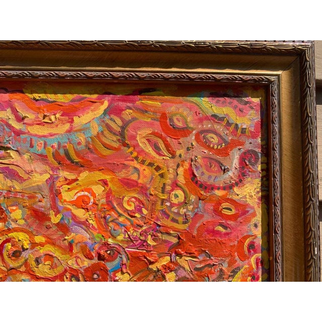 Abstract Serg Graff Abstract Original Painting “Forgotten Brushes” 2021, Framed Coa For Sale - Image 3 of 10