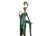 Metal Art Deco Style Revue Dancer, 20th Century, Bronze For Sale - Image 7 of 13