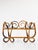 Italian Riviera Mid-20th Century Modern Cane, Rattan & Bamboo Wall Coat Rack, 1960s For Sale - Image 4 of 13