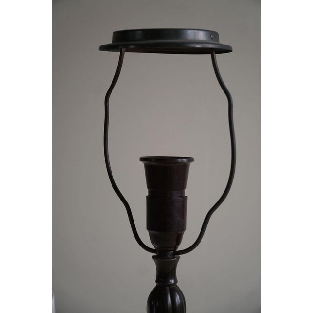 Danish Art Deco Table Lamp attributed to Just Andersen, 1920s For Sale - Image 11 of 14