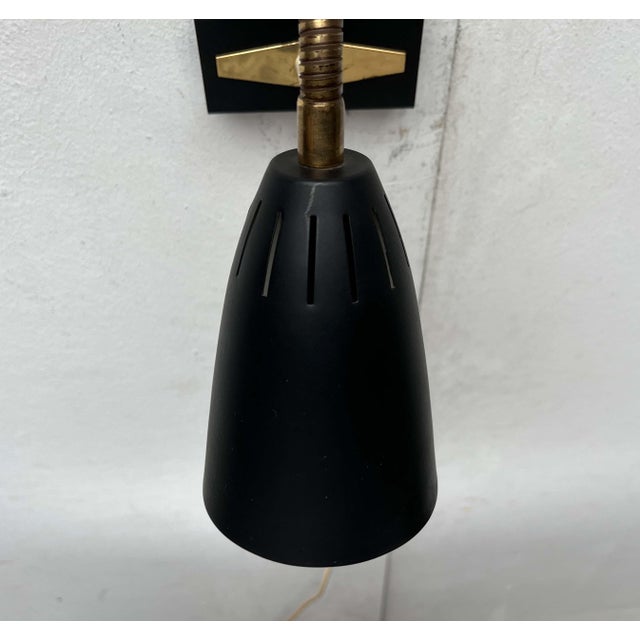 Mid-Century Modern Gooseneck Wall Lamp from Aris, Finland, 1950s For Sale - Image 10 of 18