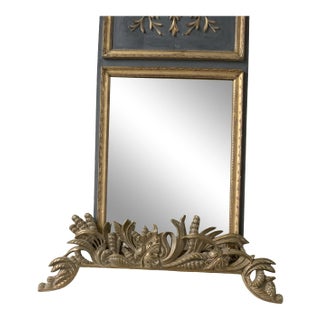 French Vintage Large Architectural Gilt Pediment Overdoor For Sale