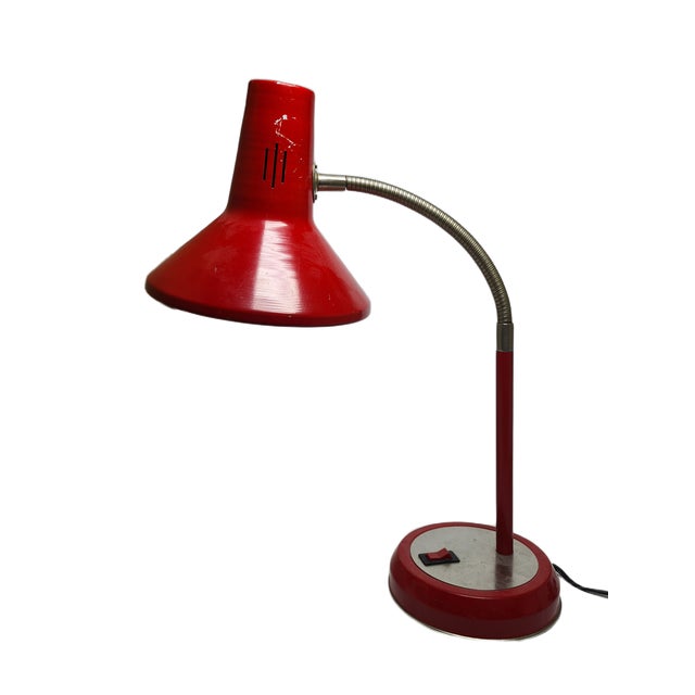 Vintage Polish Bedside Lamp in Glass and Metal, 1980s For Sale - Image 9 of 9