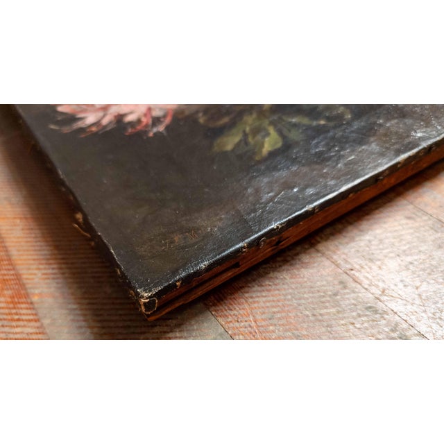 19th Century American Impressionist Floral Study of Azalea, Signed Minet For Sale - Image 15 of 18