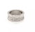 Contemporary 24350 - Bvlgari B.zero1 Three-Band Ring in 18k White Gold - Size 50 For Sale - Image 3 of 5