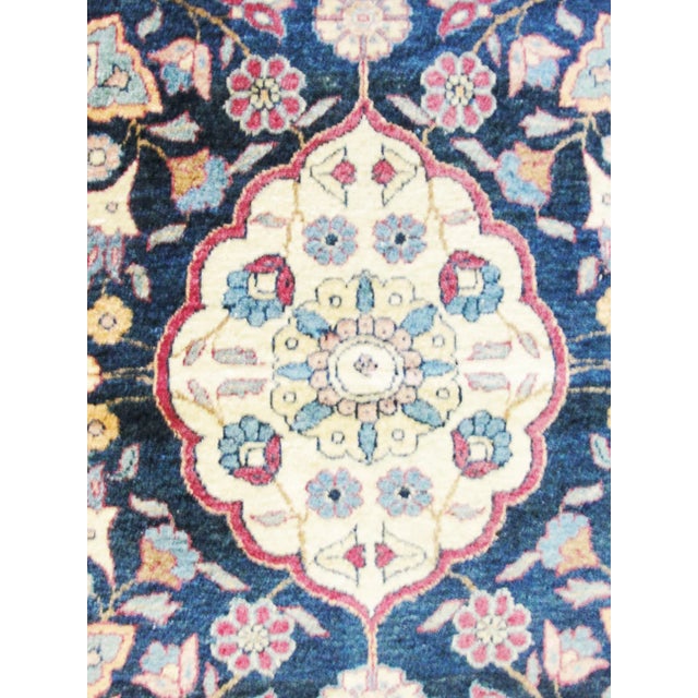 Textile Antique Persian Tabriz Rug For Sale - Image 7 of 9