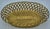Napoleon III Gilt Brass Woven Oval Basket, France, 1870s 13" W × 10.5" D × 3" H Elegant and finely executed, this Napoleon...
