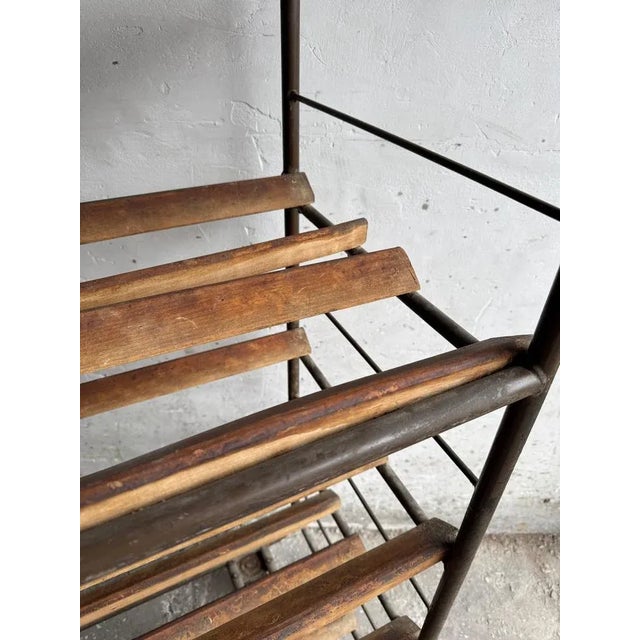 Vintage Belgian Interbellum Bakery Bread Rack, 1930 For Sale - Image 3 of 9