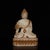 Late 19th Century Late 19th Century Gilt Glass Shakyamuni Buddha Statue, 358g For Sale - Image 5 of 9