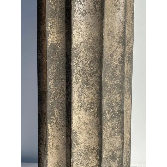 1980s Faux Stone Architectural Column Lamp For Sale - Image 9 of 13