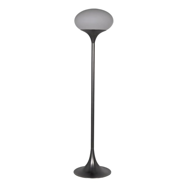 NOIR Drop Floor Lamp, Gun Metal Finish For Sale
