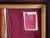 "Velvet Desire" Abstract Art in Antique Frame, Red Abstract Painting by JTS For Sale - Image 4 of 10