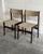 Mid-Century Modern 1960s Pair of Danish Modern in Style of Erik Buch Style Dining Chairs in Dark Stained Oak For Sale - Image 3 of 8