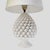 Vintage Pine Cone Shaped White Ceramic Table Lamps, 1960s, Set of 2 For Sale - Image 12 of 15