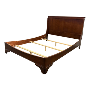 Queen Size Shermag Louis Philippe Sleigh Bed Frame