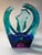 Contemporary Michael David & Kit Karbler Signed Sculptural Studio Art Glass “Vortex” Bowl For Sale - Image 3 of 8