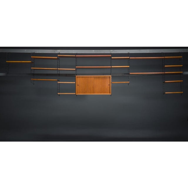 Modular Teak Wall Shelf by Nils Strinning for String, 1960s, Set of 29 For Sale - Image 17 of 17