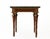 Wood 20th Century George III Style Side Table/Desk With Italian Marble/Semi-Precious Stone Specimen Chess Board Table Top For Sale - Image 7 of 13