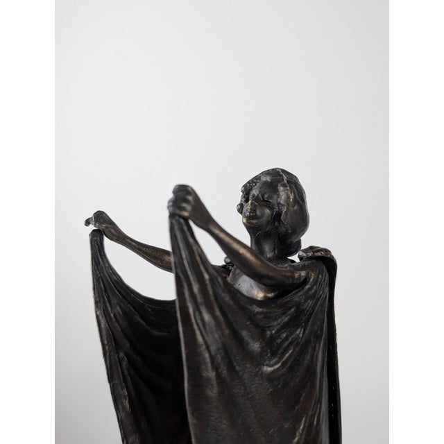 Carl Kauba, Articulated Sculpture of a Woman, 1900s, Bronze on Marble Base For Sale - Image 14 of 15
