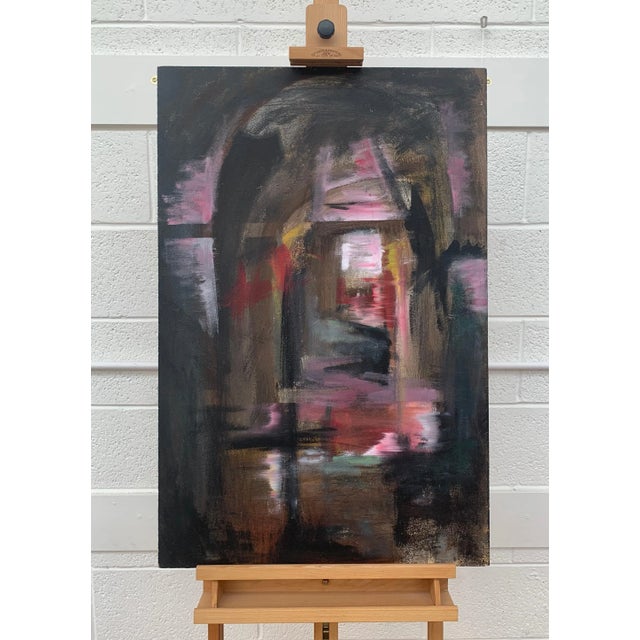 Abstract Angela Wakefield, Railway Arches & Bridges Abstract Expressionist Art by Modern British Painter, 1999 For Sale - Image 3 of 13