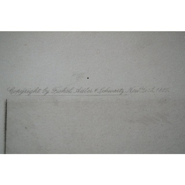 Antique Robert Crannel Minor Early Morning on the Susquehanna River Etching 36" For Sale - Image 4 of 11
