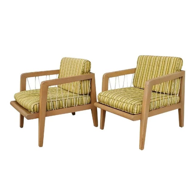 Vintage 1940s Edward Wormley for Drexel "Precedent" Lounge Chairs - a Set of 2 For Sale - Image 13 of 13