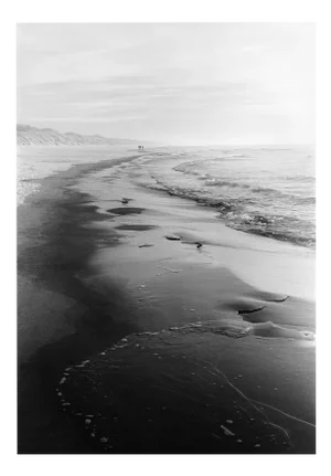Baltic Freeze #4 - Black and White Analogue Landscape Photography 100 X 80 Cm 2022