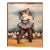 Haya Graetz Ran, Israeli Surrealist Painting Female Circus Performer Acrobat With Cat For Sale