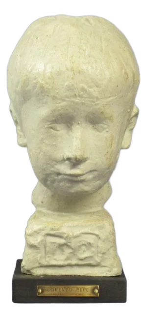Lithoceramic Statue of Child by Lorenzo Pepe for Piccinelli, 20th Century