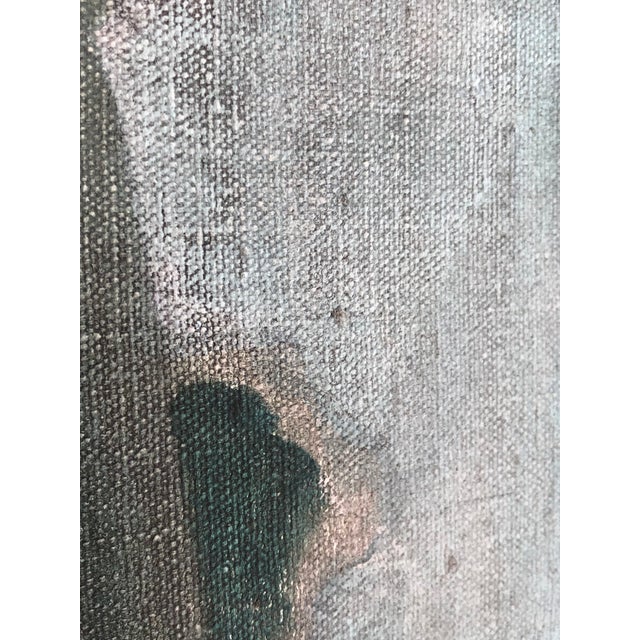 Large Mid 20th Century Original Window View With Still Life Painting by Ellen Lanyon For Sale - Image 11 of 13