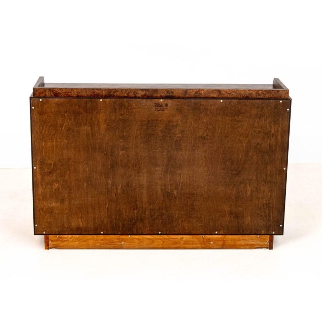 Brown Karol Cylwik X Poritz & Studio Burl Wood Credenza For Sale - Image 8 of 9