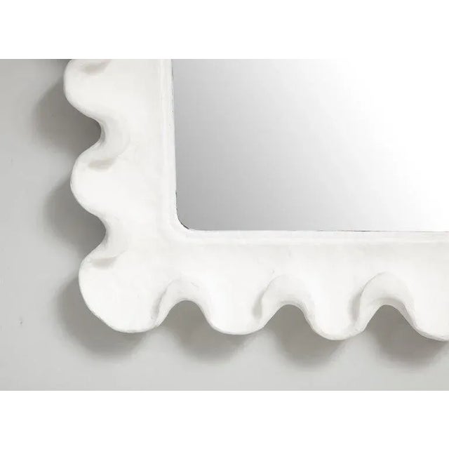 Not Yet Made - Made To Order Bespoke Rosetta Undulating Plaster Mirror For Sale - Image 5 of 9