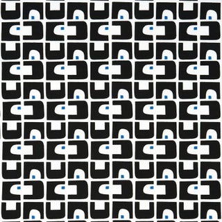 Sample - Schumacher X Hadiya Williams Den Applique Fabric in Carbon For Sale