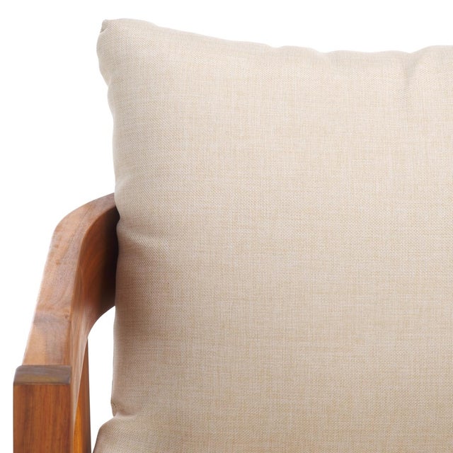 2020s Owen Club Chair Set of 2, Natural/Taupe For Sale - Image 5 of 11