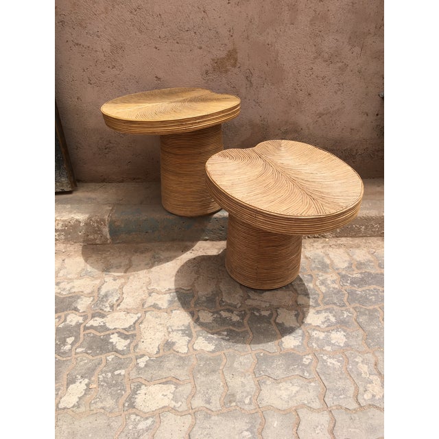 Featuring a sculptural rattan silhouette, this nomadic table exudes bewitching charm. With their authentic, ethnic style,...