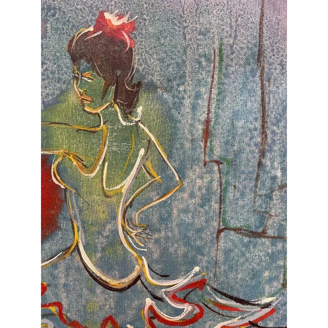 Relois, Flamenco, Oil Painting on Canvas, 1975 For Sale - Image 5 of 8