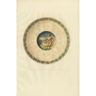 Delange, Illustration of a Plate of Mr. d'Azeglio in London, 1869, Print For Sale