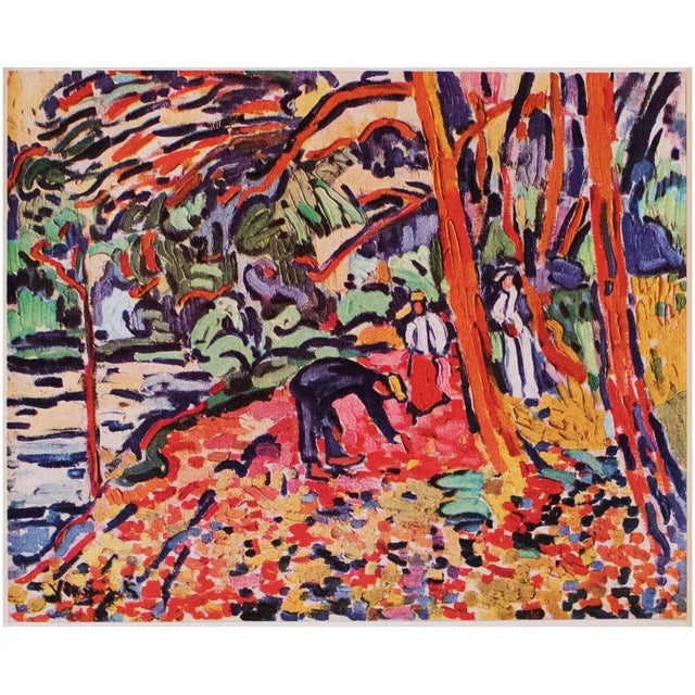 1948 M. Vlaminck "Landscape With Dead Wood" Second Edition Lithograph For Sale In Dallas - Image 6 of 8