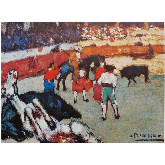 Pre-1970s After Picasso "Corrida De Toros", Period Vintage Poster From Spain For Sale - Image 9 of 11