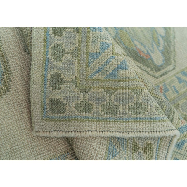 Turkish Oushak Rug 2'8" x 9'4" #19032 For Sale In Houston - Image 6 of 8