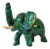 Large Carved Malachite Elephant Sculpture For Sale