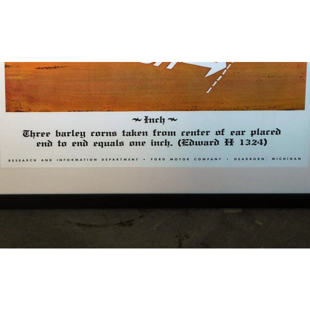 a collection of four 1950's educational posters from the Research and Information Department at the Ford Motor Company,...