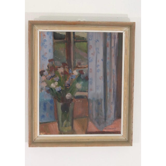 Karl Erik Billeström, Muted Scene, 1960s, Oil on Panel, Framed For Sale - Image 7 of 13