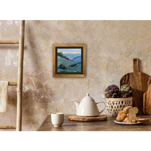 2020s Contemporary Oil Painting — Mt. Diablo Sunset For Sale - Image 5 of 9