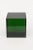 Transparent Vintage Pebbled Textured Transparent Lucite Sculpture on Green Lucite Base, 1980's For Sale - Image 8 of 12