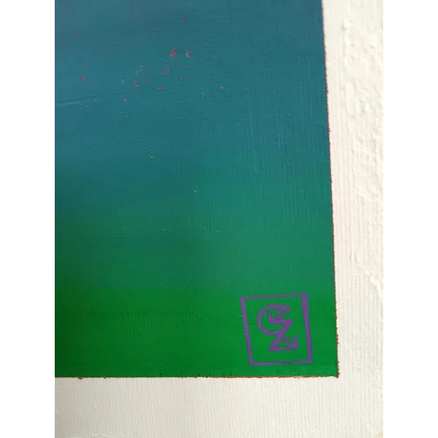 Gozo, Radiant Dusk, 2024, Acrylic on Paper For Sale - Image 4 of 5