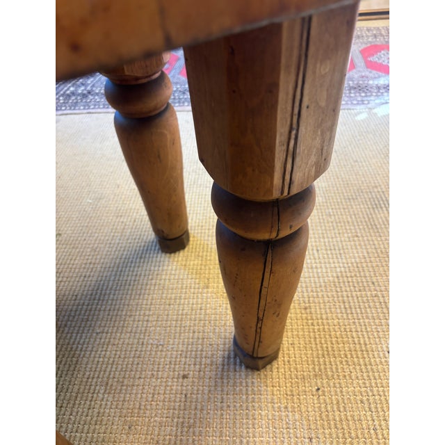 Antique Solid Maple Butcher Block, 20's-30's For Sale - Image 12 of 13
