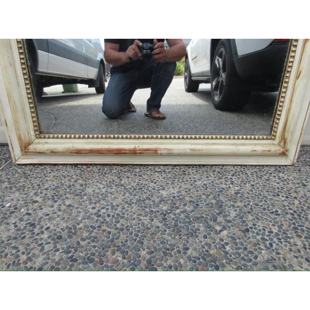 Antique French Painted Louis Philippe Mirror For Sale - Image 15 of 16