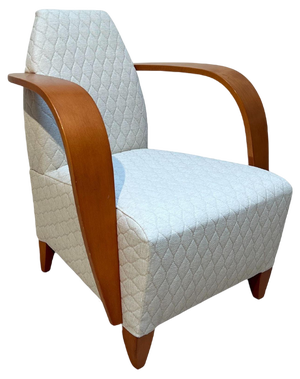 Spanish Club Chair in Beech and Plywood, 1990s