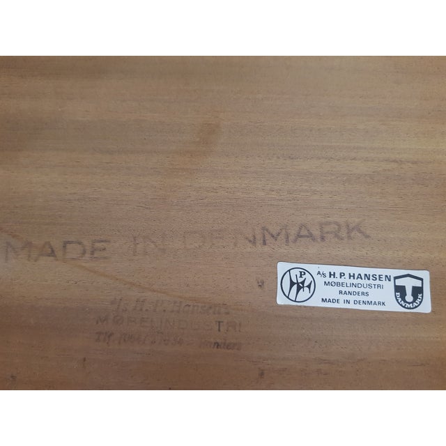 Teak Desk by Svend Aage Madsen for HP Hansen, Denmark, 1960s For Sale - Image 3 of 18